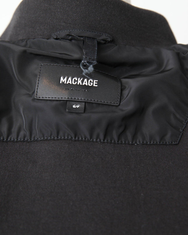 Mackage Black Della Hybrid Jacket with Hood - Wind & Song