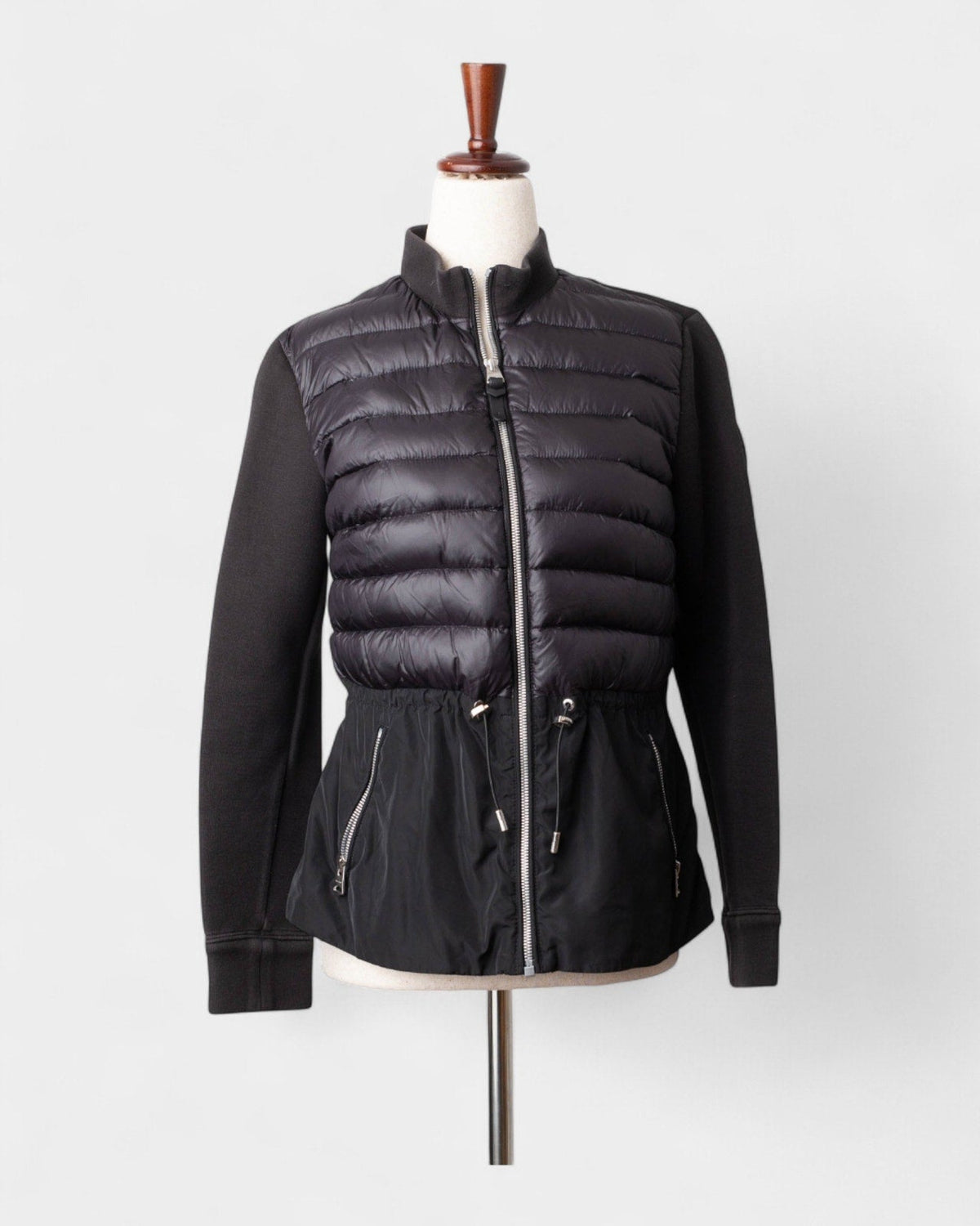 Mackage Black Della Hybrid Jacket with Hood - Wind & Song