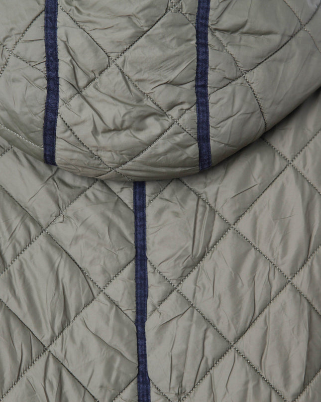 Maje Reversible Quilted Jacket in Olive Green/Black - Wind & Song