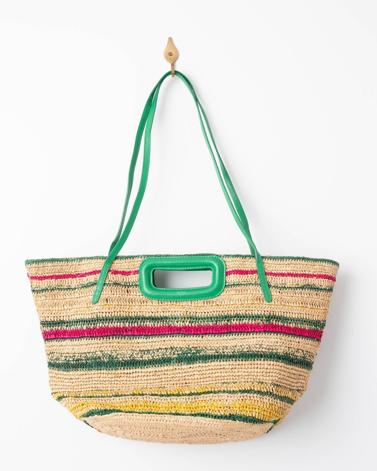 Maje Striped Basket Bag | Pre - owned - Wind & Song