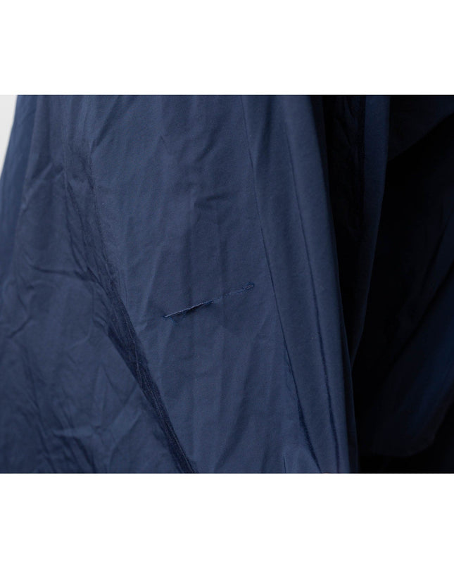 Marchesa Notte Blue Velvet High Neckline Gown - Wind & Song