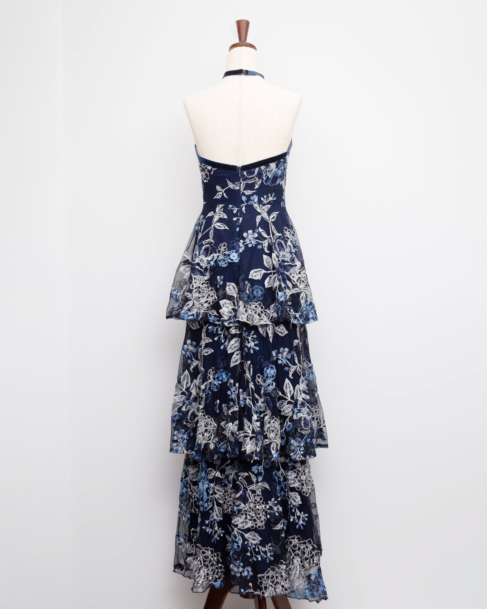 Marchesa Notte Embroidered Tulle Gown Size 2 - Wind & Song