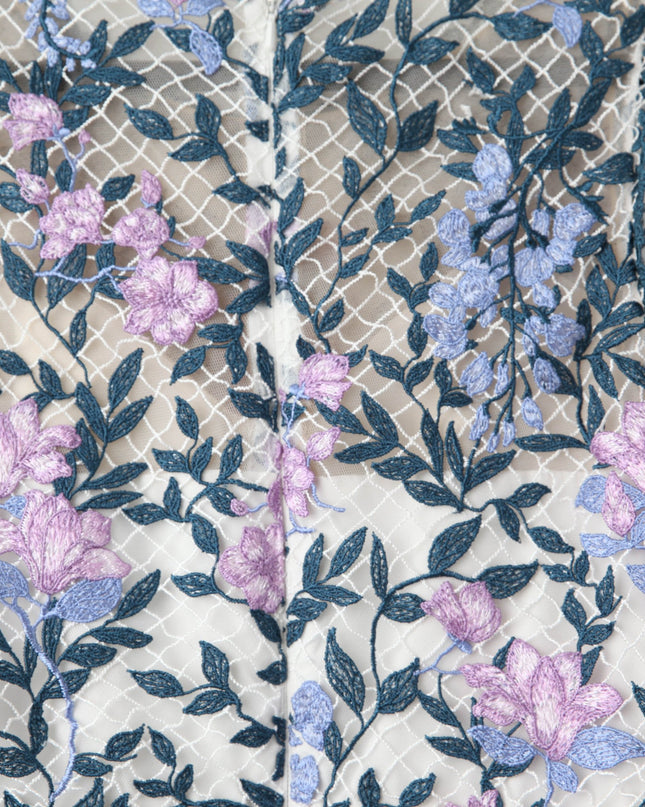 Marchesa Notte White Floral Lace Dress - Wind & Song