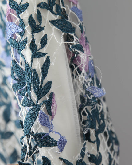 Marchesa Notte White Floral Lace Dress - Wind & Song