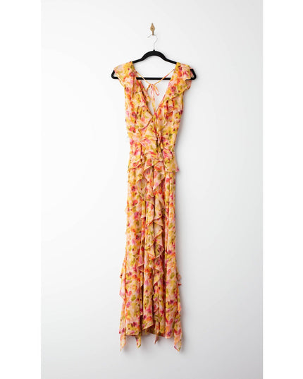 MISA Los Angeles Claudita Dress in GOLDEN FLORA - Wind & Song
