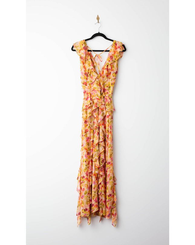 MISA Los Angeles Claudita Dress in GOLDEN FLORA - Wind & Song
