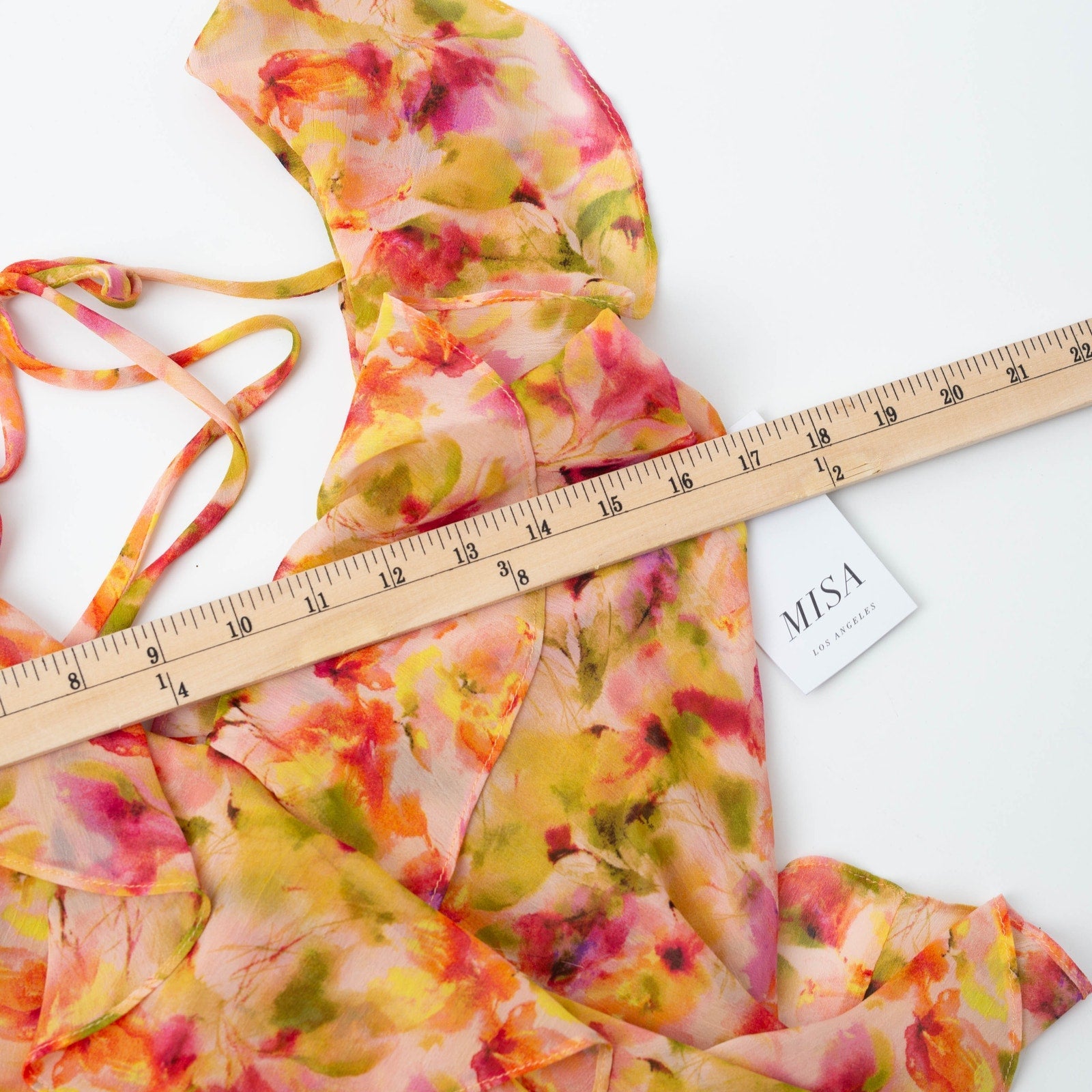 MISA Los Angeles Claudita Dress in GOLDEN FLORA - Wind & Song