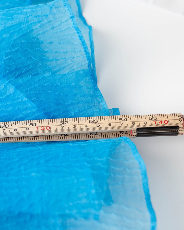 ML Monique Lhuillier Blue Clara Organza Gown - Wind & Song