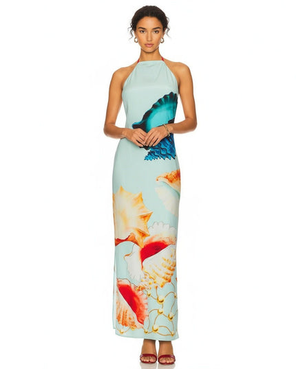 Muma World Murex Mist Vega Silk Dress in Mist - Wind & Song