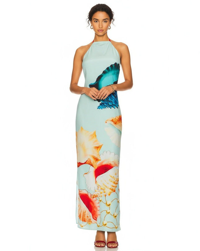 Muma World Murex Mist Vega Silk Dress in Mist - Wind & Song