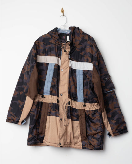 Munthe Navigate Coat in Camouflage - Wind & Song