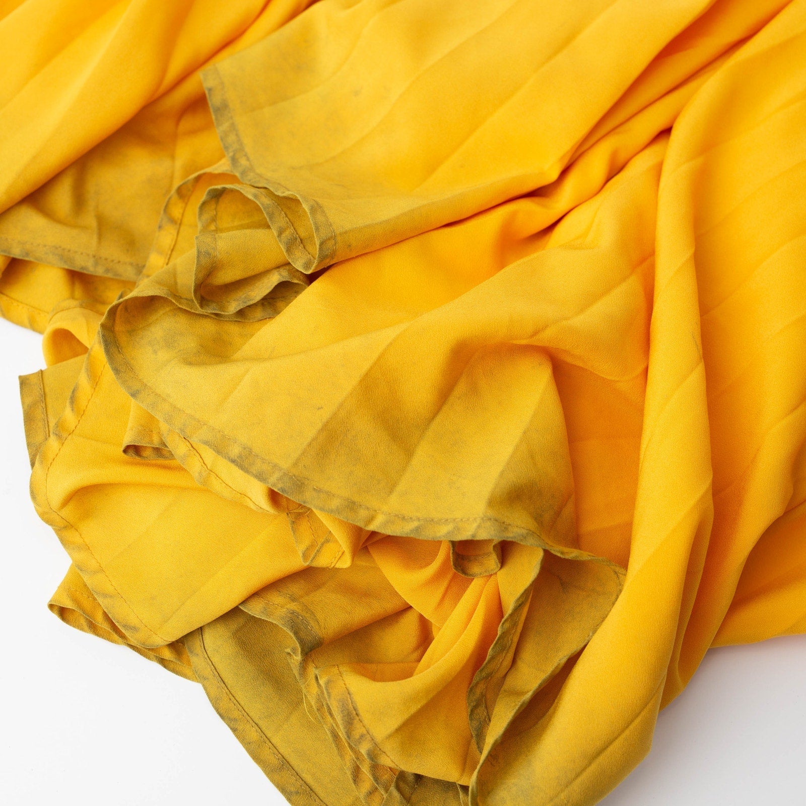 Obando Collective Honeycomb Gown Yellow Crepe Maxi - Wind & Song