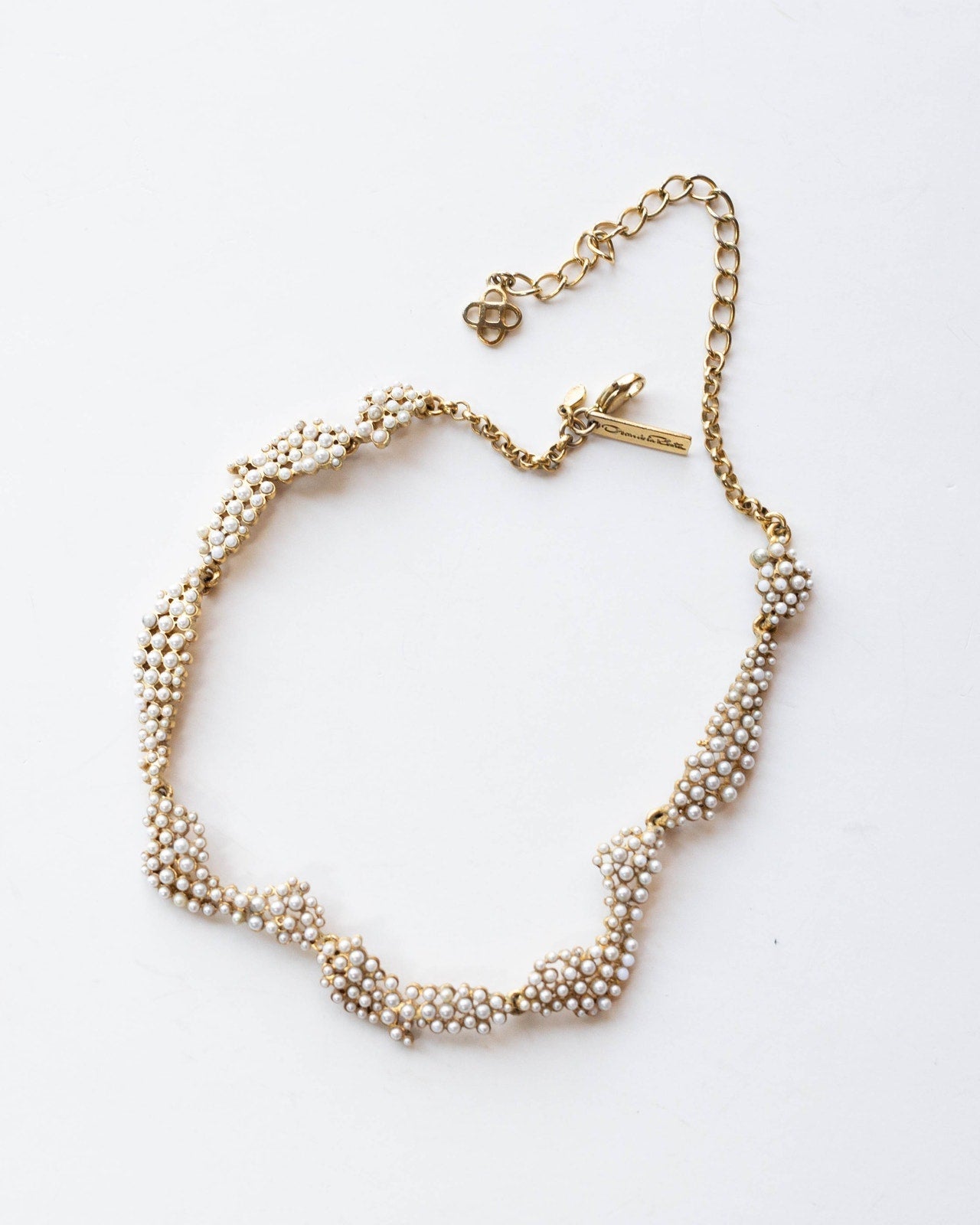 Oscar de la Renta Torn Paper Necklace - Wind & Song