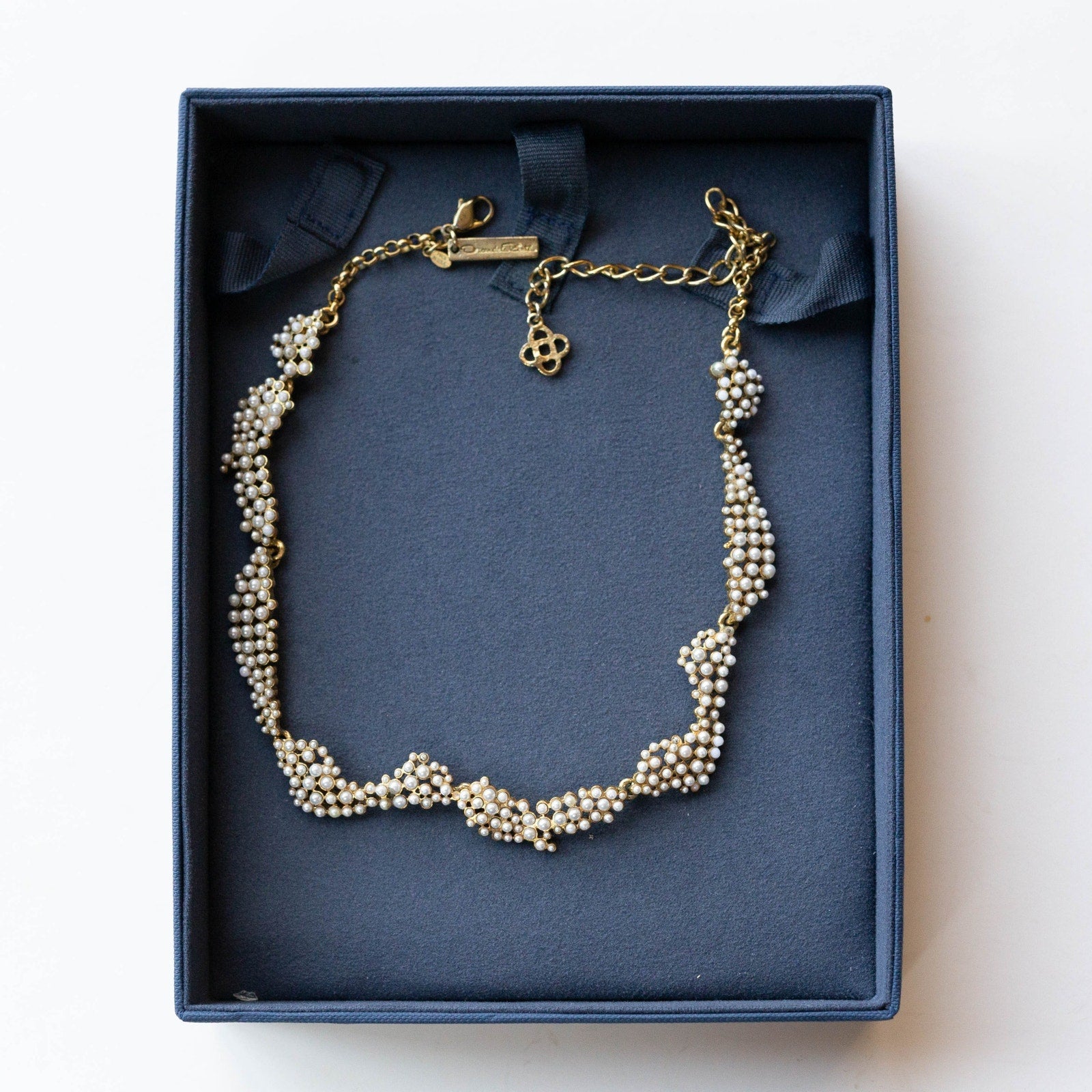 Oscar de la Renta Torn Paper Necklace - Wind & Song