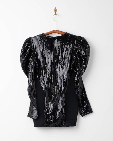 Philosophy di Lorenzo Serafini Sequin Puff Sleeve Dress - Wind & Song