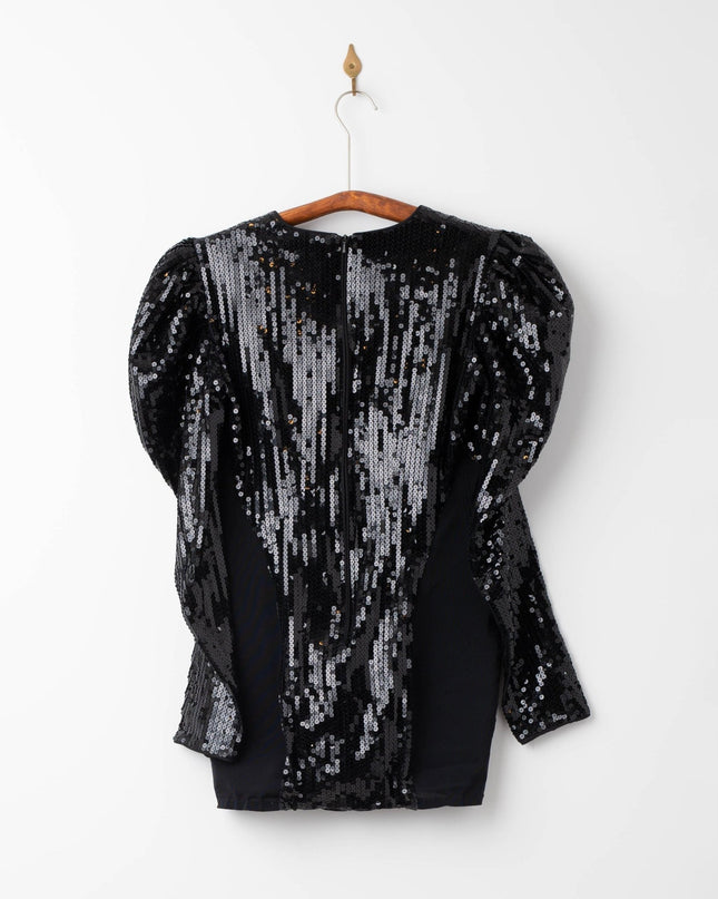 Philosophy di Lorenzo Serafini Sequin Puff Sleeve Dress - Wind & Song