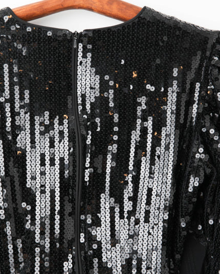 Philosophy di Lorenzo Serafini Sequin Puff Sleeve Dress - Wind & Song