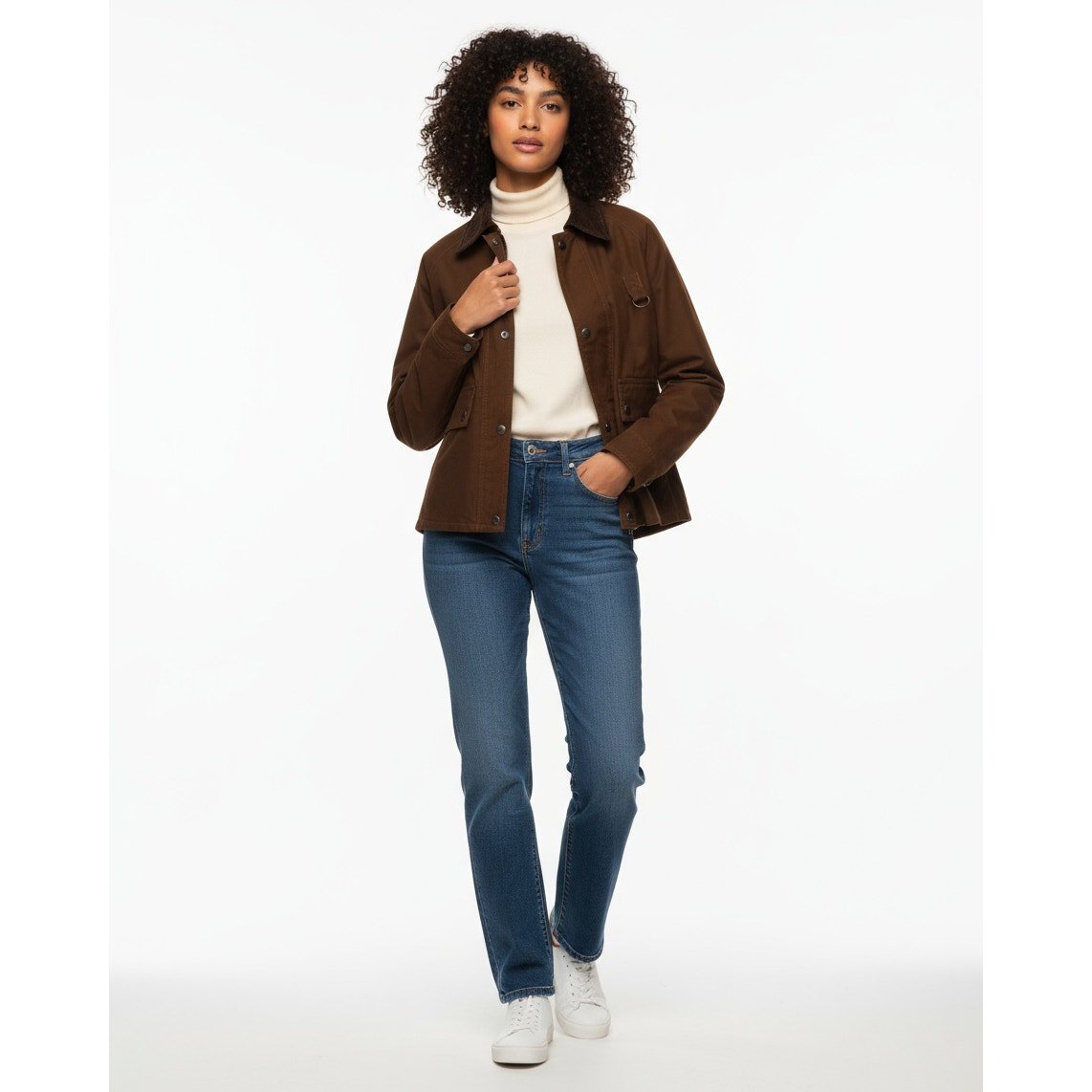 Polo Ralph Lauren Crop Utility Jacket in Brown - Wind & Song
