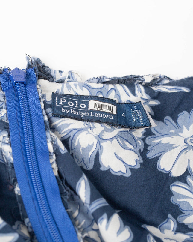 Polo Ralph Lauren Floral Cotton Halter - Tie Dress - Size 4 - Wind & Song