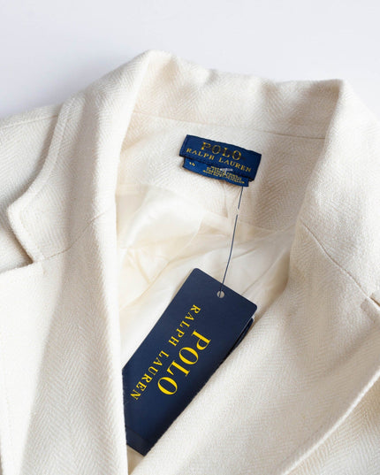 Polo Ralph Lauren Linen Blazer in White - Wind & Song