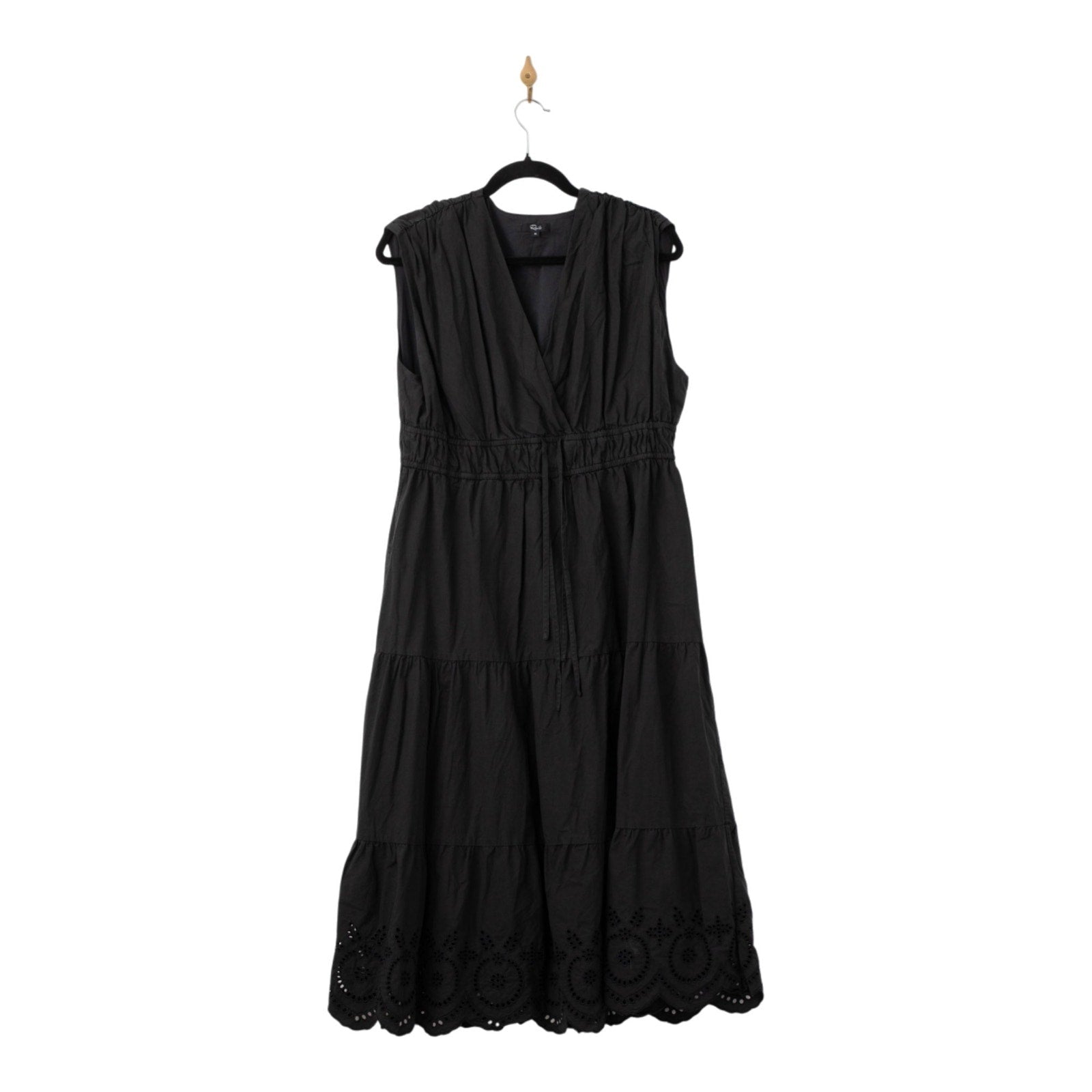 Rails Lucia Midi Dress in Black Pre - owned - Size XL - Wind & Song
