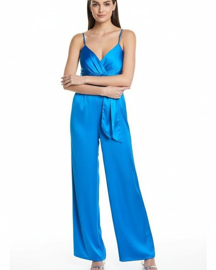 Ramy Brook Willow V Neck Jumpsuit in Lake Blue - Wind & Song