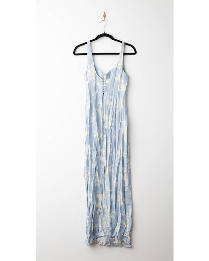 Reformation Reverie Blue Flora Dress - Wind & Song