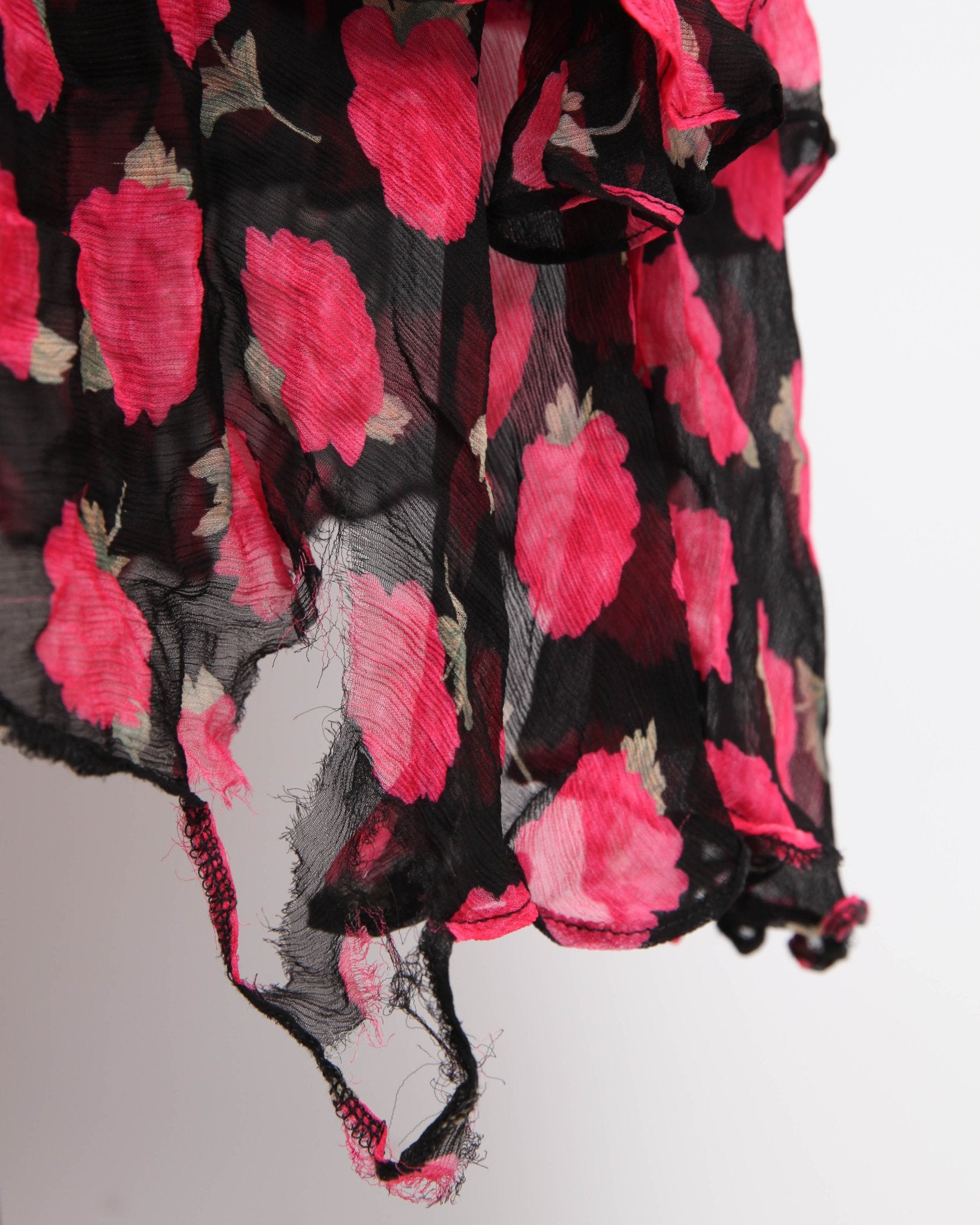 Rixo RIO Vintage Rose Black Maxi Dress Size 10 - Wind & Song
