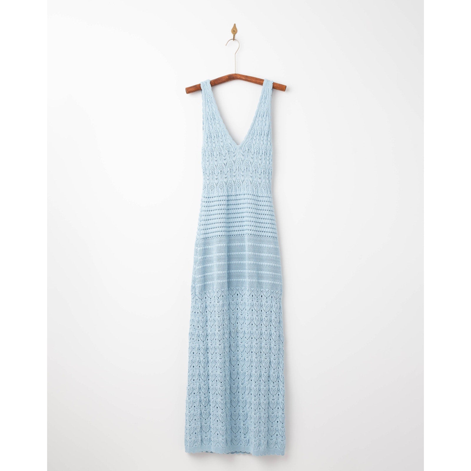 Ronny Kobo Collective Blue Crochet Knit Dress - Wind & Song