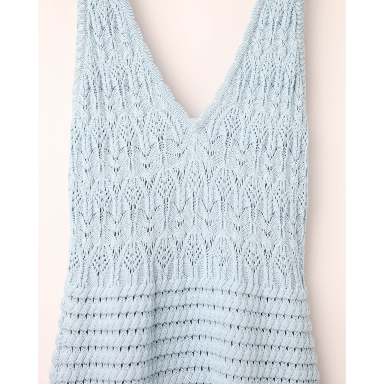 Ronny Kobo Collective Blue Crochet Knit Dress - Wind & Song