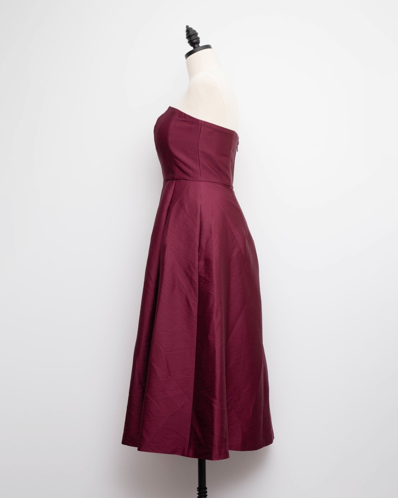 Sachin & Babi Shay Placed Floral Strapless Cocktail Midi Dress - Wind & Song