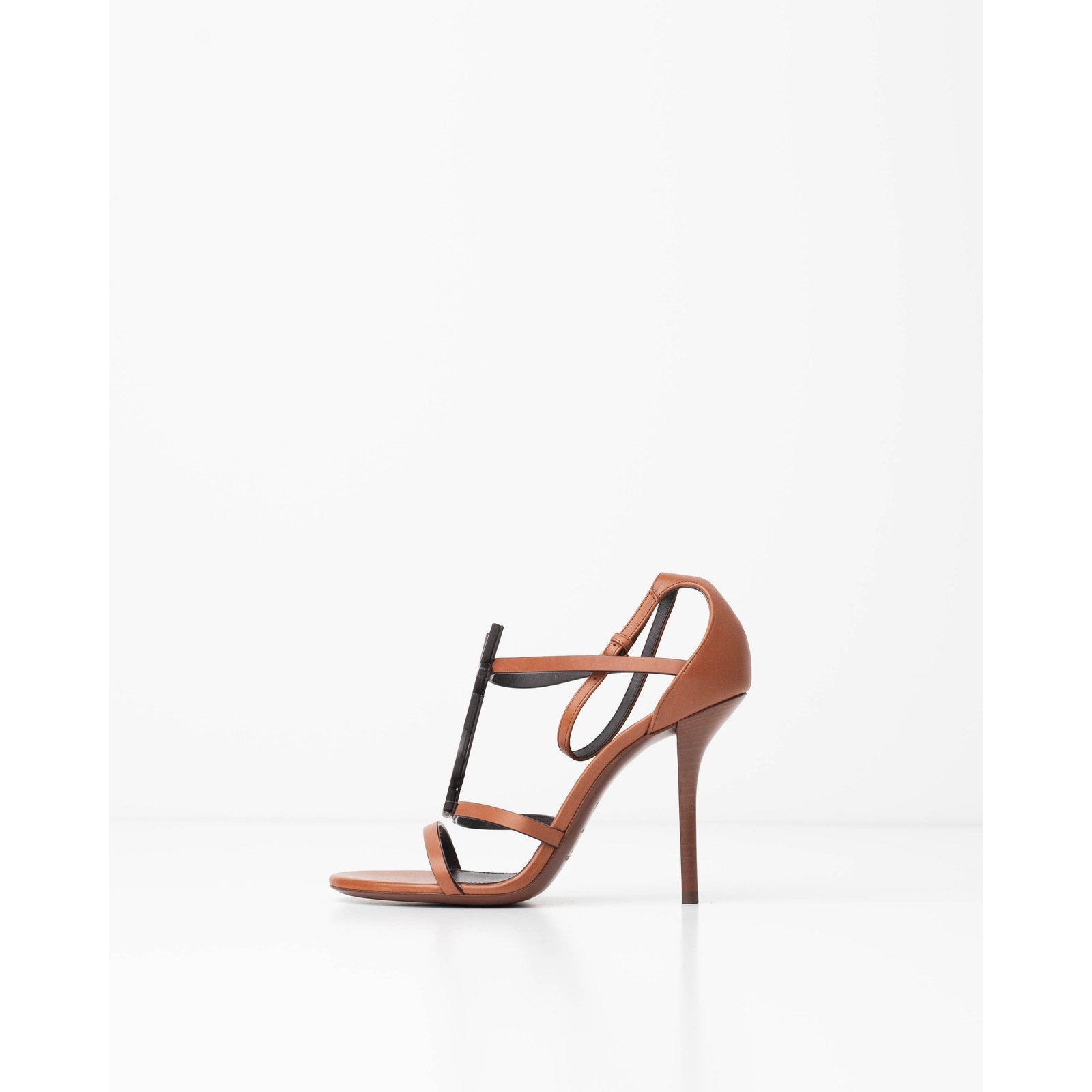 Saint Laurent Cassandra High Heel Sandals - New Papaya - Size 37 - Wind & Song
