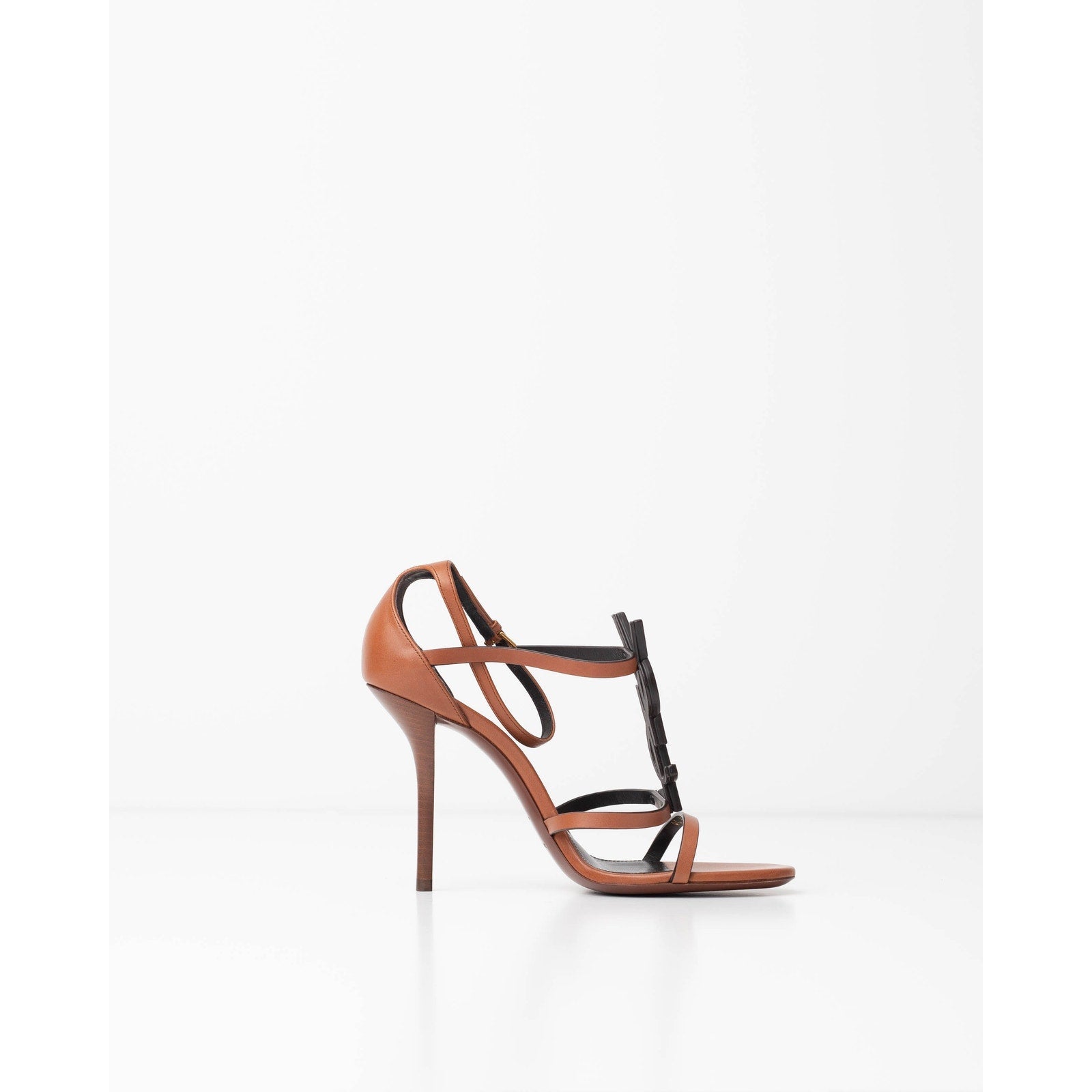 Saint Laurent Cassandra High Heel Sandals - New Papaya - Size 37 - Wind & Song