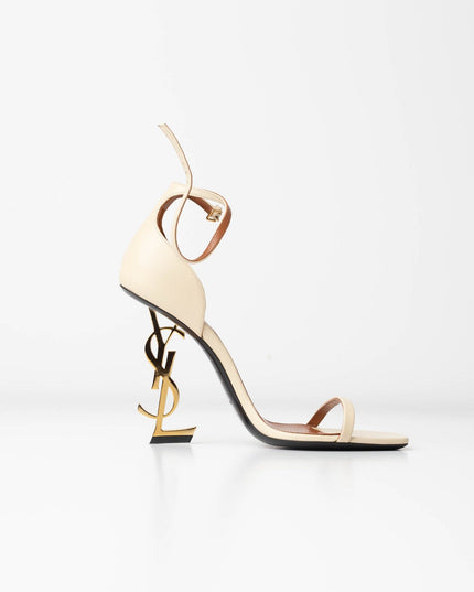 SAINT LAURENT Opyum Sandals In Nude & Neutrals - Wind & Song