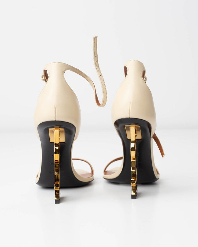 SAINT LAURENT Opyum Sandals In Nude & Neutrals - Wind & Song