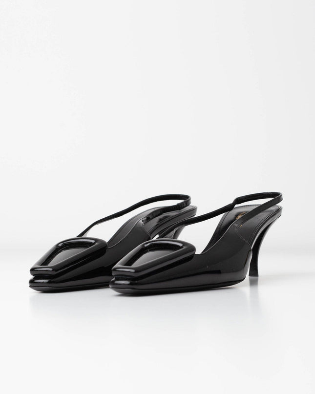 Saint Laurent Women's 24 Slingback Kitten Heel Pumps - Wind & Song
