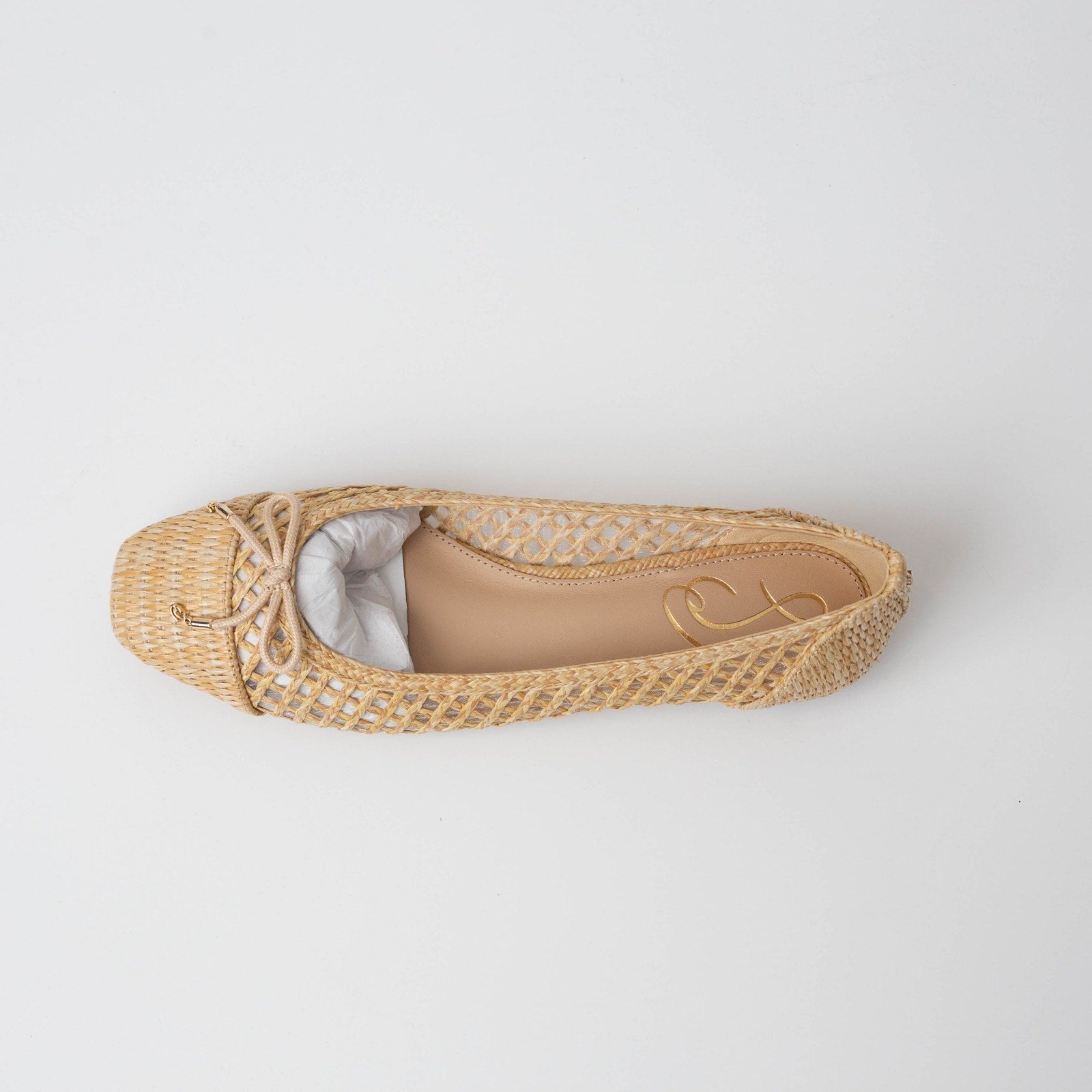Sam Edelman Dark Natural Weave May Ballet Flat - Wind & Song
