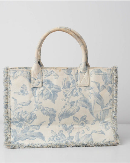 Sandro Kasbah Blue Floral Bag - Wind & Song