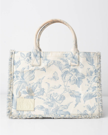 Sandro Kasbah Blue Floral Bag - Wind & Song
