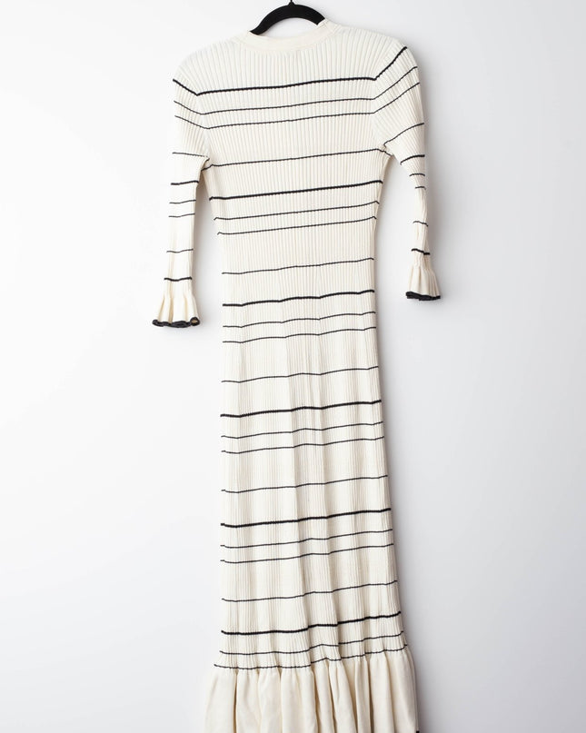 Sandro Striped Knit Maxi Dress - Wind & Song