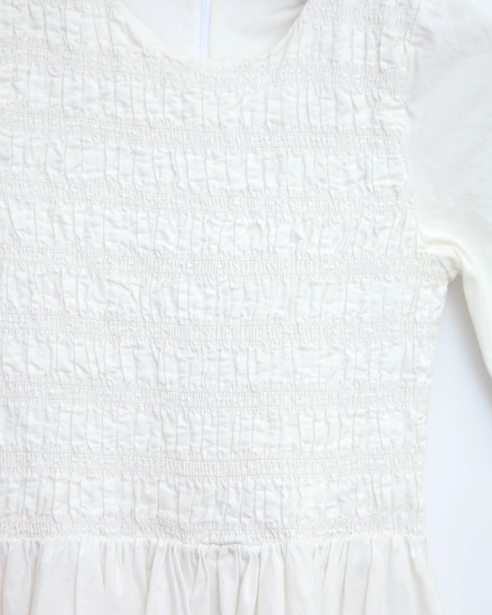 Sandy Liang Diddy White Cotton Dress Size M - Wind & Song
