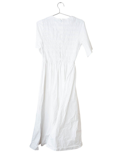 Sandy Liang Diddy White Cotton Dress - Size M - Wind & Song