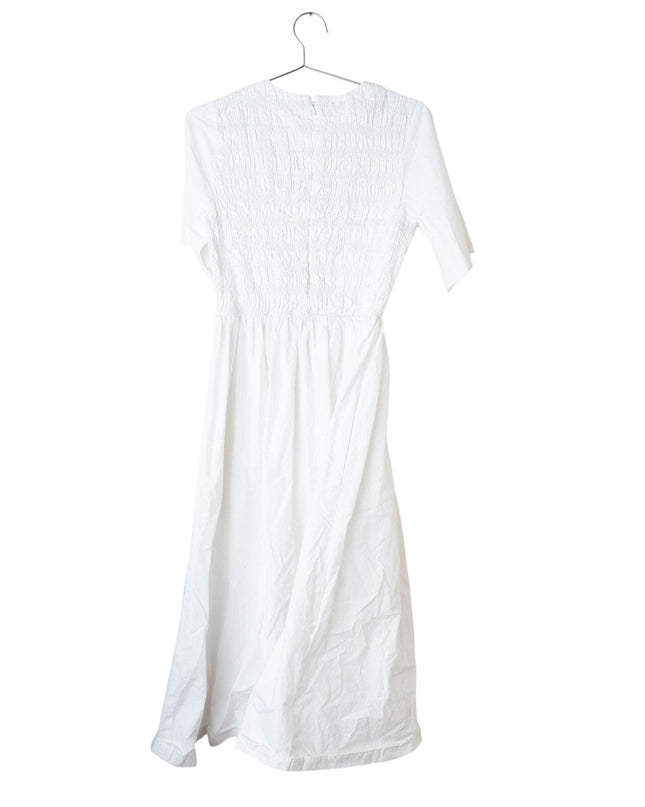 Sandy Liang Diddy White Cotton Dress - Size M - Wind & Song