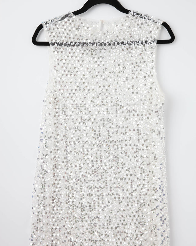 Shona Joy Asteri Silver Maxi Dress - Wind & Song