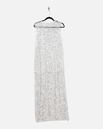 Shona Joy Asteri Silver Maxi Dress - Wind & Song