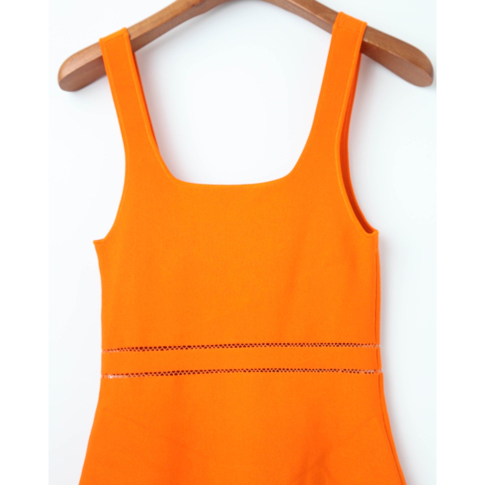 SIMKHAI Louella Midi Dress in Orange - Wind & Song
