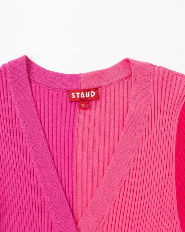 Staud Pink Shoko Midi Dress - Wind & Song