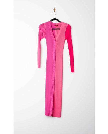 Staud Pink Shoko Midi Dress - Wind & Song