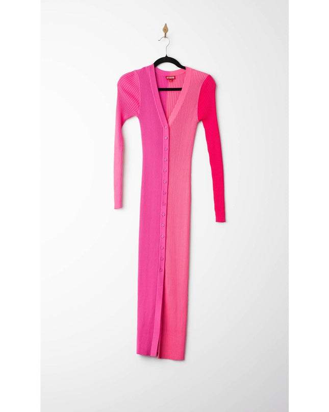 Staud Pink Shoko Midi Dress - Wind & Song