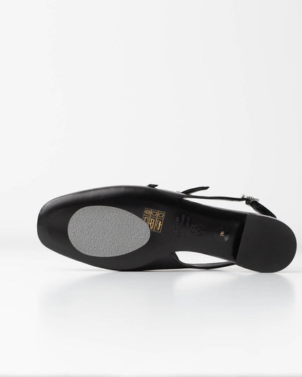 Stuart Weitzman Clarice Patent Leather Slingback Flats - Wind & Song